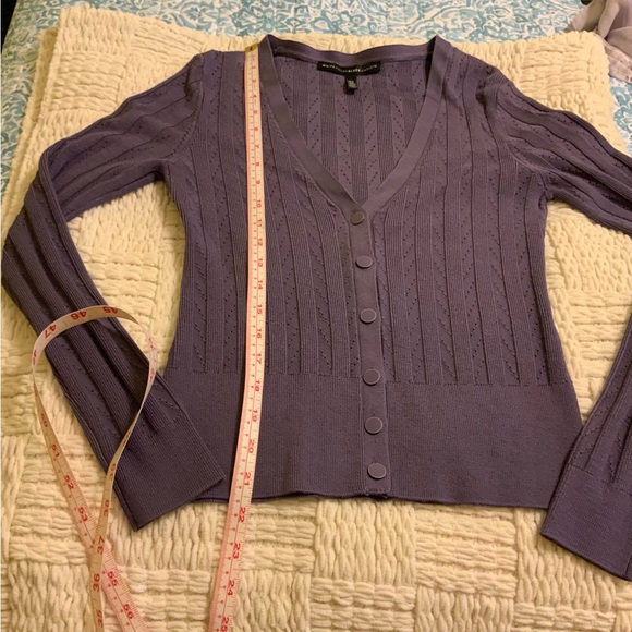 WHBM Purple Cardigan with Matching Camisole (Reversible) (Sz. XS, XXS) - Picture 6 of 10